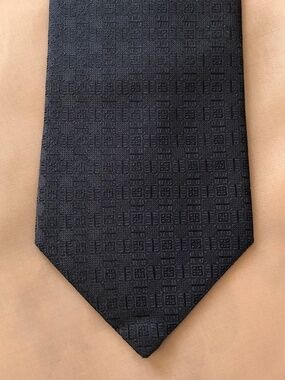 Daks Pure Silk Vintage Navy Tie